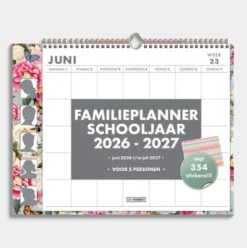 Familieplanner 2026-2027 A3+ Brocante