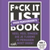 F*ck it list book - Voor pensionado's