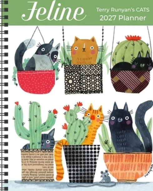 Feline 2027 Monthly/Weekly Planner Calendar