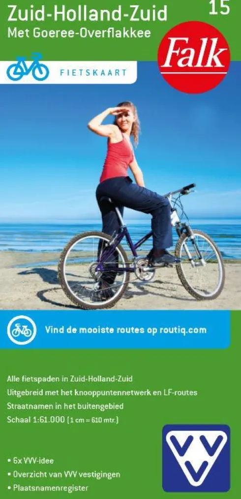 Fietskaart 12. Zuid-Holland Zuid