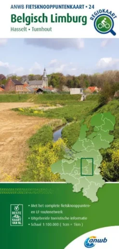 Fietsknooppuntenkaart Belgisch Limburg 1:100.000