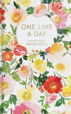 Floral One Line a Day: A Five-Year Memory Book