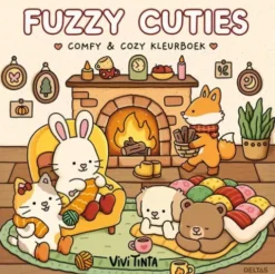 Fuzzy Cuties Cute & Comfy kleurboek Vivi Tinta