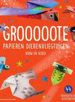 Grooooote papieren dierenvliegtuigen