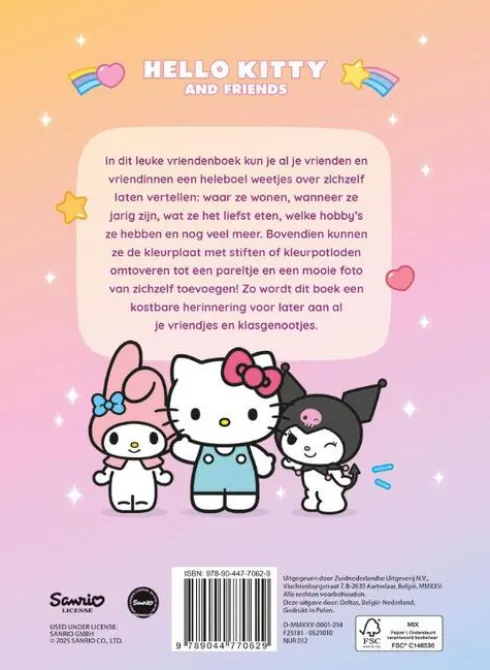 Hello Kitty vriendenboek