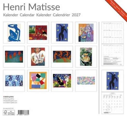 Henri Matisse maandkalender 2027