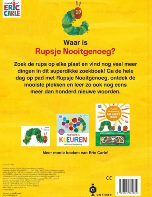 Het grote zoekboek van Rupsje Nooitgenoeg