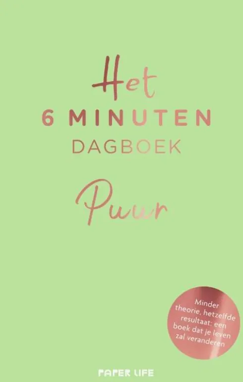 Het 6 minuten dagboek Puur - Groen