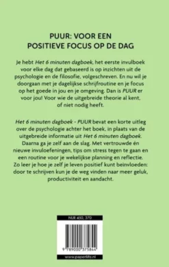 Het 6 minuten dagboek Puur - Groen