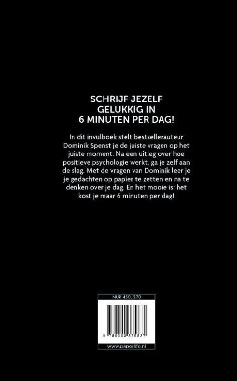 Het 6 minuten dagboek - Zwart