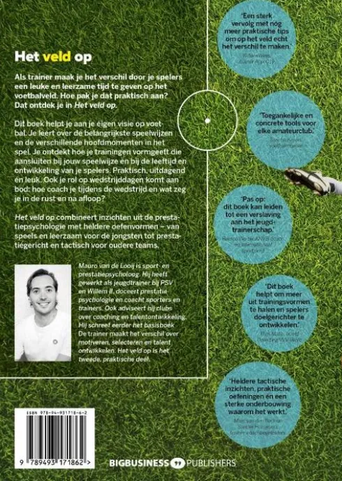 Het veld op