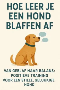 Hoe leer je een hond blaffen af