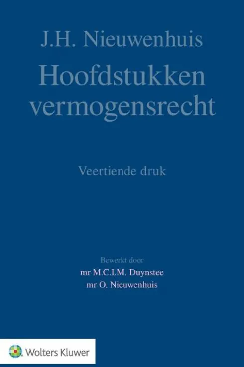 Hoofdstukken vermogensrecht