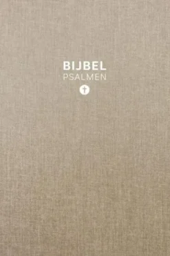 HSV Bijbel met Psalmen 10x15 linnen taupe