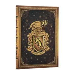 Hufflepuff Journal (Harry Potter Collection) Midi Custom Lined (Elastic Band Closure)