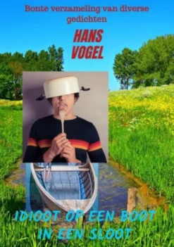 Idioot op een boot in een sloot