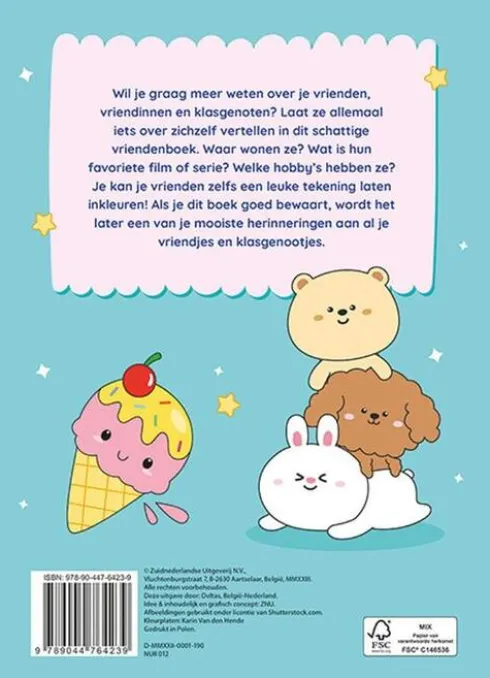Ik hou van Kawaii vriendenboek