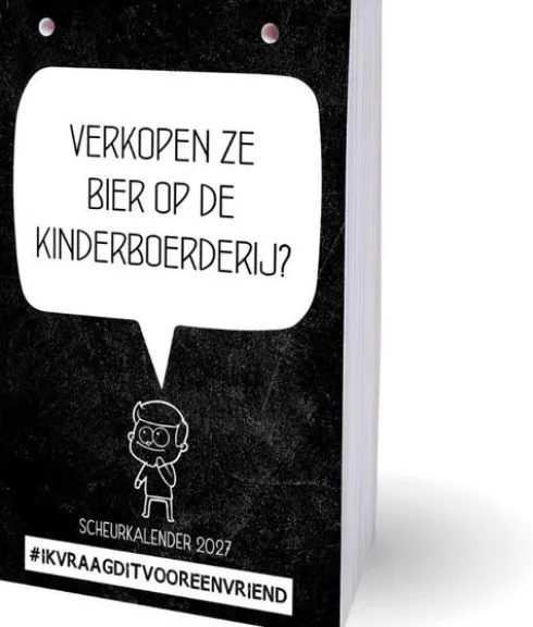 Ik vraag dit voor een vriend scheurkalender 2027