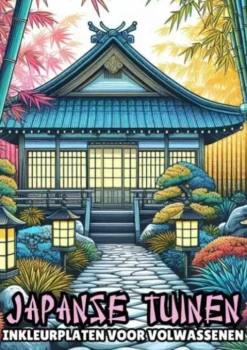 Inkleurplaten voor Volwassenen - Japanse Tuinen