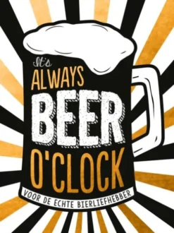 It's always beer o'clock - cadeauboek