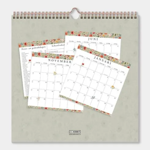 Jaarkalender Vintage Bloem 2027