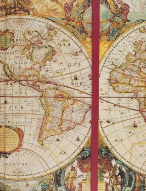 Journal Fold-Over Old World
