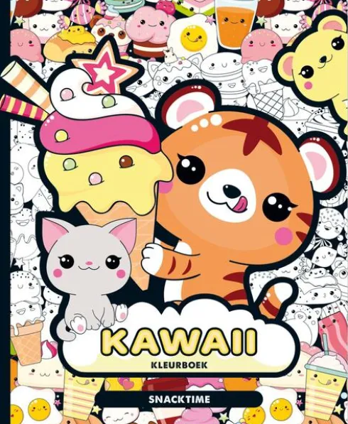 Kawaii Kleurboek - Snacktime