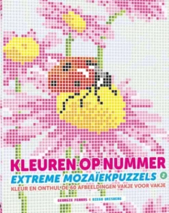 Kleuren-op-nummer: extreme mozaïekpuzzels
