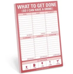 Knock Knock What to Get Done (So I Can Have A Drink) Pad