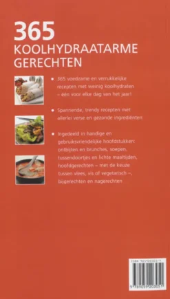 365 Koolhydraatarme gerechten