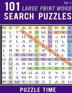 101 Large Print Word Search Puzzles