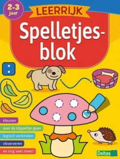 Leerrijk spelletjesblok