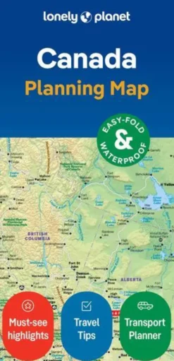 Lonely Planet Canada Planning Map