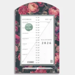 Luxe Omslagkalender Roos Klassiek 2026