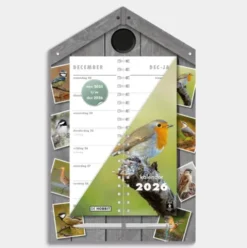Luxe Omslagkalender Vogels 2026