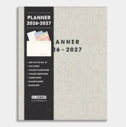 Luxe Weekplanner 2026-2027 A5+ Linnen