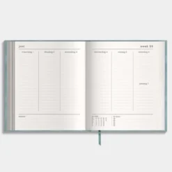 Luxe Weekplanner 2026-2027 A5+ Suedelook