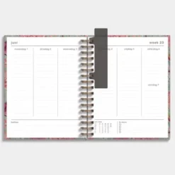 Luxe Weekplanner 2026-2027 A5+ Tropische Bloemen