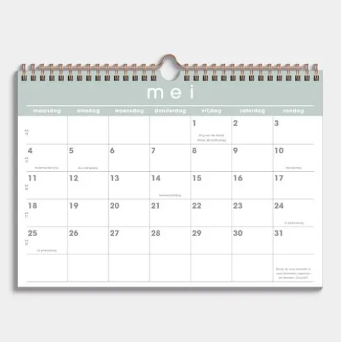 Maandkalender D2 26/27