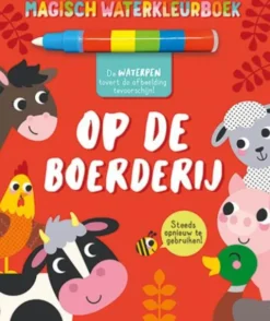Magisch waterkleurboek - op de boerderij