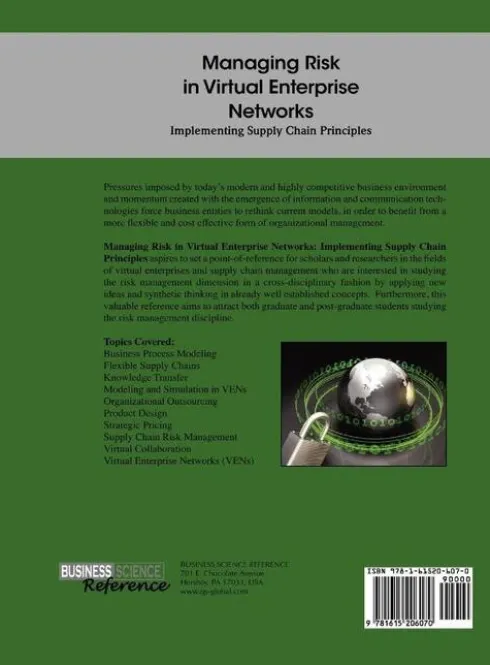 Managing Risk in Virtual Enterprise Networks