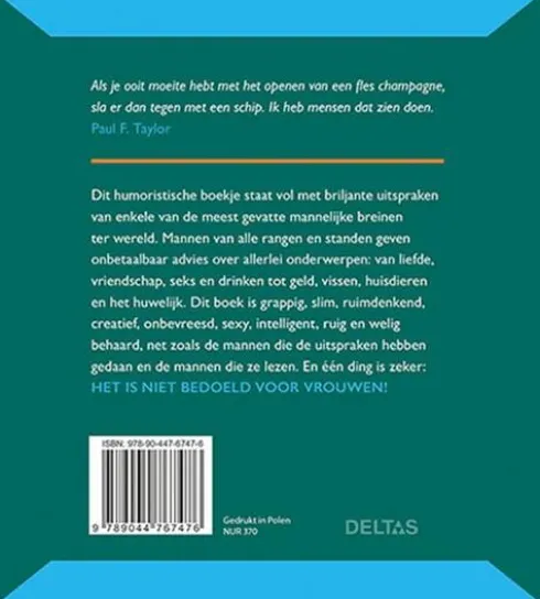 Mannen weten alles beter