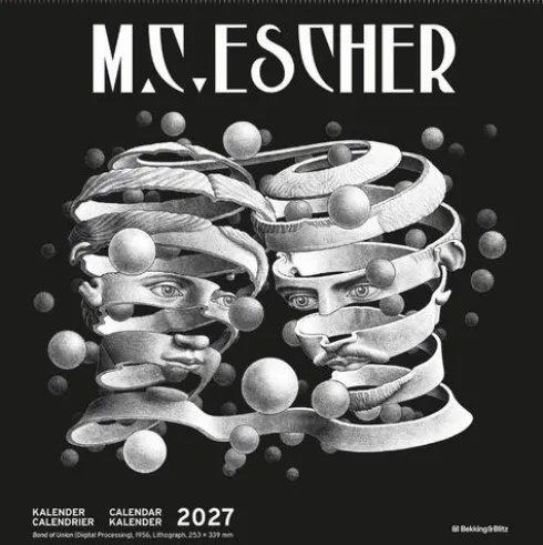 M.C. Escher maandkalender 2027