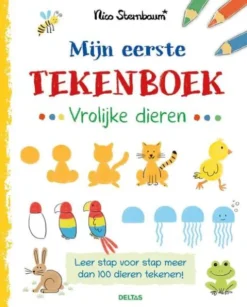 Mijn eerste tekenboek Vrolijke dieren