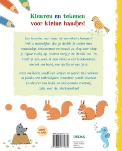 Mijn eerste tekenboek Vrolijke dieren