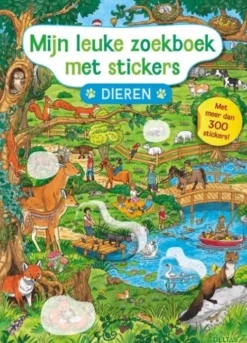 Mijn leuke zoekboek met stickers - Dieren