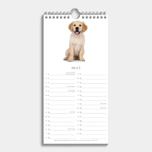 Minikalender Honden 2026
