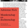 Moederschap en dochterschap