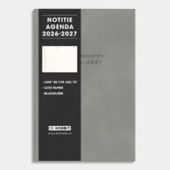 Notitieagenda 2026-2027 A5 Suedelook