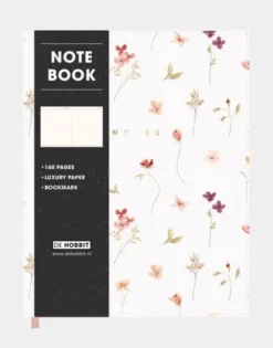 Notitieboek A5+ Washed Kraft Aquarel Bloemetjes